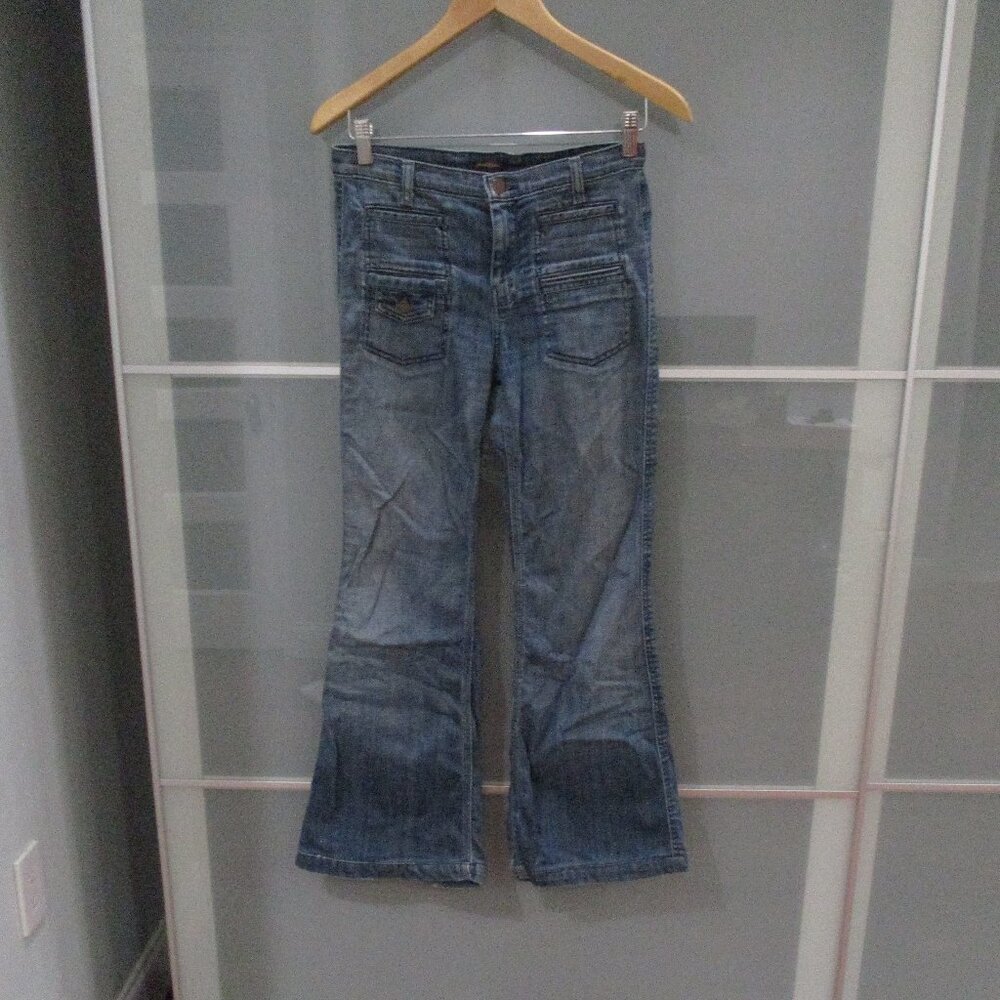 Seven 7 for all Mankind Wide Leg Low Rise Jeans